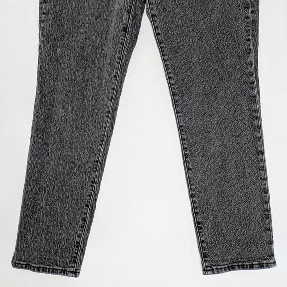 Madewell Curvy Perfect Vintage Jeans 28 Charcoal Gray Mom Jean Aesthetic '90s - Picture 5 of 11